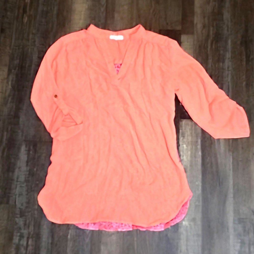 Wishful Park Coral Blouse